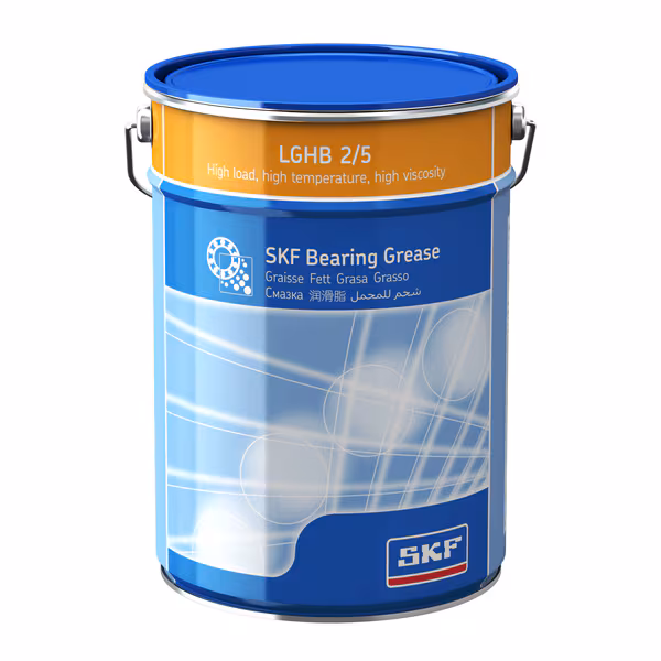 "گریس نسوز SKF مدل LGLT – محافظ بلبرینگها در دمای بالا" "گریس نسوز صنعتی SKF مدل LGLT 2/5 وزن 5 کیلوگرم"