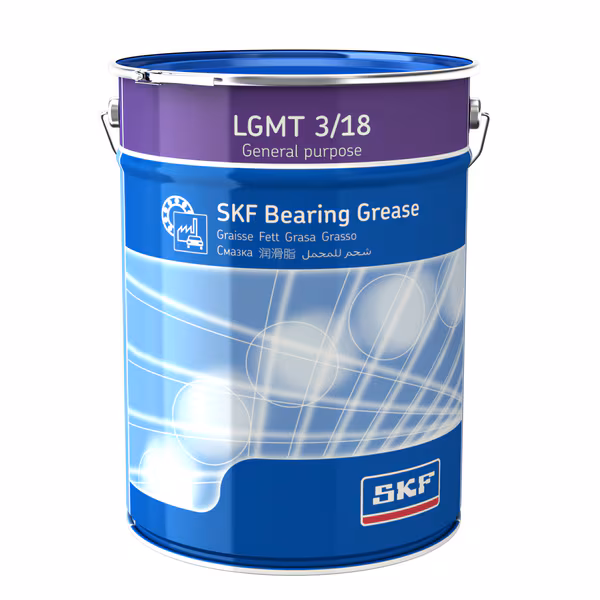 "گریس نسوز SKF مدل LGMT 3/18 – مقاوم در برابر حرارت و سایش" "گریس نسوز صنعتی SKF مدل LGMT 3/18 وزن 18 کیلوگرم"